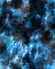 Fototapeta na wymiar Abstract Tie Dye Gradient Marble Batik Pattern Blurred Seamless Background