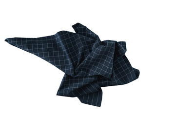 the napkin on isolated white background