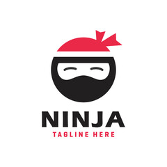 modern ninja head logo © idealis