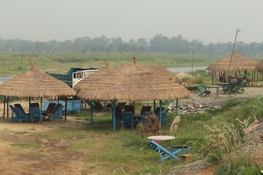 Umbrella Cottage at Sauraha Nepal