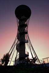 konstrukcja, widok, schody, zachód słońca © Fotosylwester