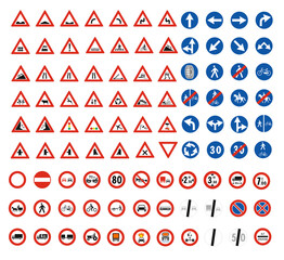 ISO 7010 SIGN WARNING SET SYMBOL SAFETY