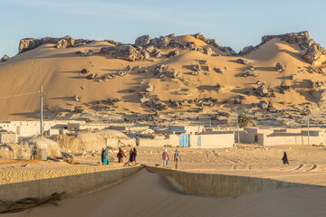 Faya largeau Oasis, Ennedi massif, sahara desert, Chad