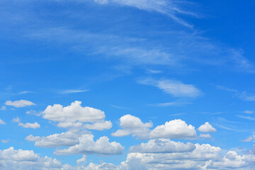 Naklejka na ściany i meble The blue sky and white clouds and freshing.