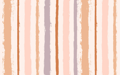 Stripes pattern. Seamless vector striped background. Pastel paint brush strokes. soft graphic stripes, paintbrush line print. texture lines backdrop