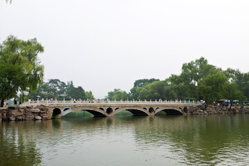 stone bridge above the rivers