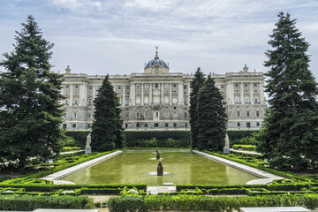 Campo del Moro (Field of the Moor) - glorious Public park near Spanish Royal Palace (Palacio Real)...