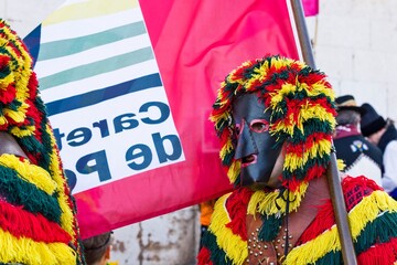 Macedo dos Cavaleiros group in Festival of the Iberian Mask in Lisbon, Portugal