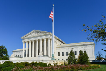 Fototapeta na wymiar U.S. Supreme Court Building - Washington D.C. United States of America