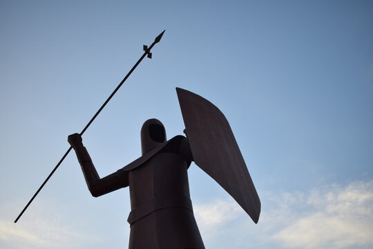 Estatua de un soldado