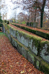 Das Aquadukt des Schloss Wilhelmshoehe in Kassel. Hessen, Deutschland, Europa