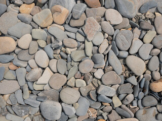 pebble background. Sea stones background