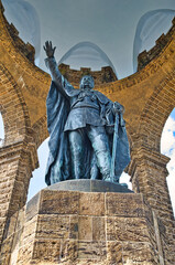 Kaiser Wilhelm Monument in Porta Westfalica North Rhine-Westphalia