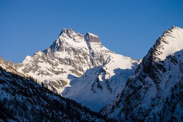 monte Viso, 3841 mts, Valle del Guil,Alpes,parque natural Queyras,Francia-Italia, Europa