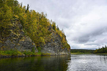 Rocks on the Lemva River.