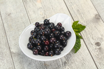 Fresh ripe sweet black currant