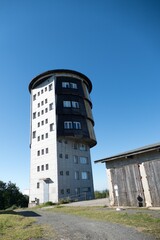 structure of a high lookout tower