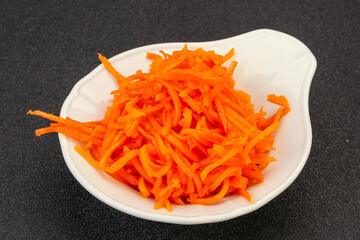 Korean carrot in the bowl