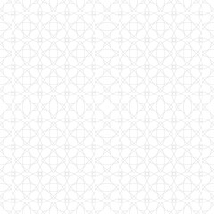 Fototapeta premium Seamless geometric pattern crossing thin line oval shape, Texture in gray color abstract linear pattern