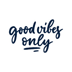 Positive lettering slogan in modern style. Element for posters, prints and fashion design. Hand drawn calligraphy quote. Vector illustration.