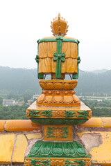 Tibetan Architecture in Putuo Temple of cases, Chengde, Mountain Resort, north china