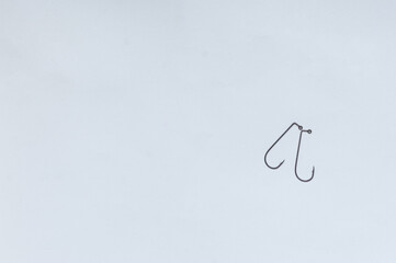 Fototapeta premium fish hook with shiny bait