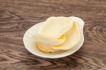 Asian cusine - homemade prawn chips