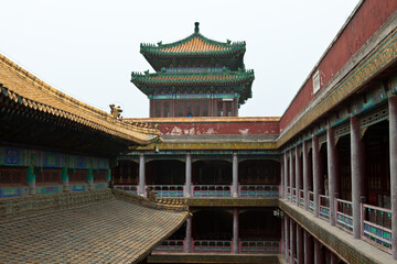 Obraz premium Tibetan Architecture in Putuo Temple of cases, Chengde, Mountain Resort, north china