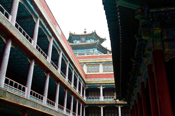 Tibetan Architecture in Putuo Temple of cases, Chengde, Mountain Resort, north china