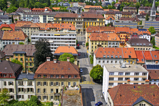 La Chaux-de-Fonds, Switzerland. La Chaux-de-Fonds is home to world-renowned watch manufacturers, UNESCO World Heritage Site
