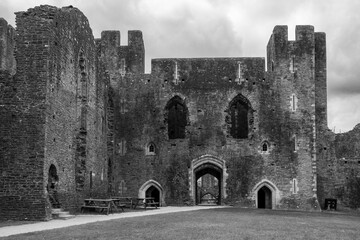 Burg Caerphilly Castle bei Wales