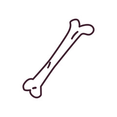 bone line style icon vector design