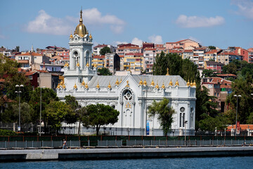 Naklejka premium Bulgarian St Stephen Church in Balat, Istanbul -Turkey
