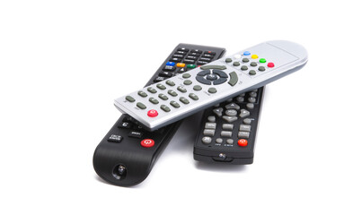 television remotes isolated