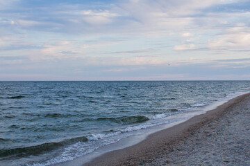 Fototapeta na wymiar sea beach with clear water and sky