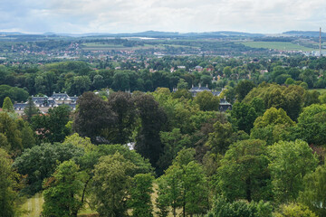 View over Dresden Pillnitz