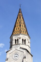 Fototapeta na wymiar Church of Limas in Rhone department, France