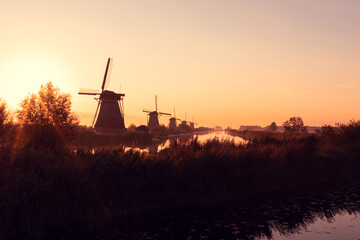 Windm&uuml;hlen/Windmill Kinderdjik Holland