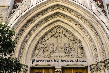 Church of Santa Cruz (Iglesia de Santa Cruz) - parish church is a Catholic site in Calle de Atocha....