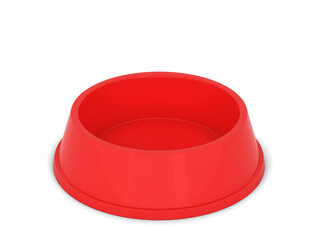 Empty pet bowl