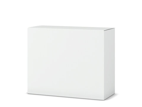 Blank cardboard box mockup