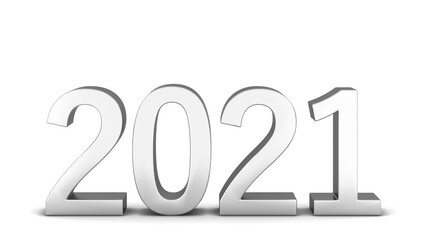 2021 text. New year sign