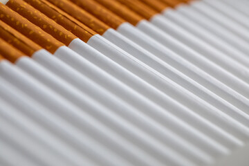 yellow filter cigarette tubes without tobacco