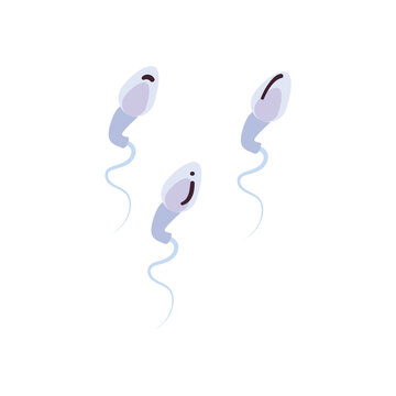 sperm free form style icon vector design