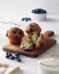 Blueberry muffins