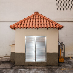old meter booth