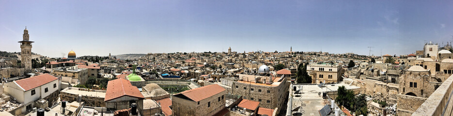 Fototapeta na wymiar panorama of Jerusalem