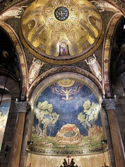 interior of church in Jerusalem