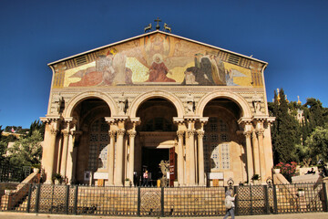 Obraz premium The Church of all Nations in Jerusalem