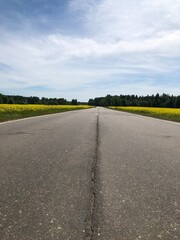 road in the field